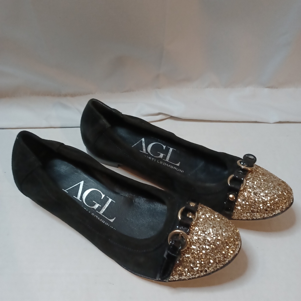 AGL Glitter Ballet Flats - Picture 5 of 7